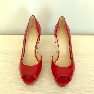 Nine West cherry red heels